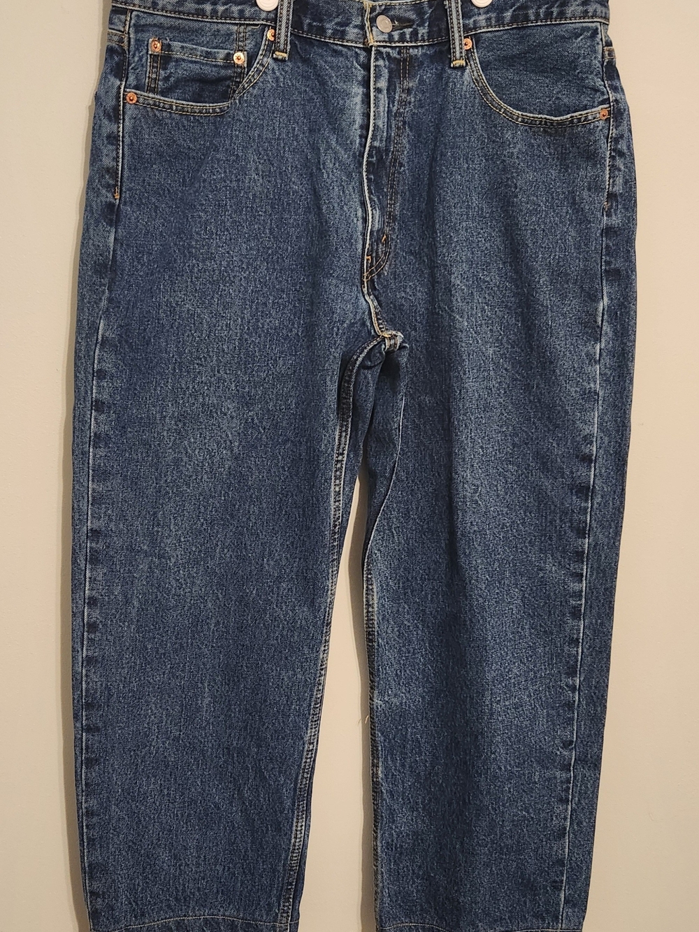 Levi's 550 Men's Relaxed Fit Jeans 36x30 Dark Stonewash, New Without Tags